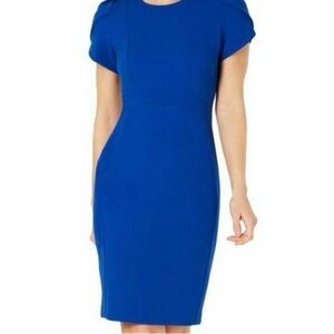 Calvin Klein Elegant Blue Dress in excellent condition like new size 4